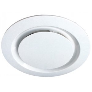 Toilet Fan Round Fascia - White